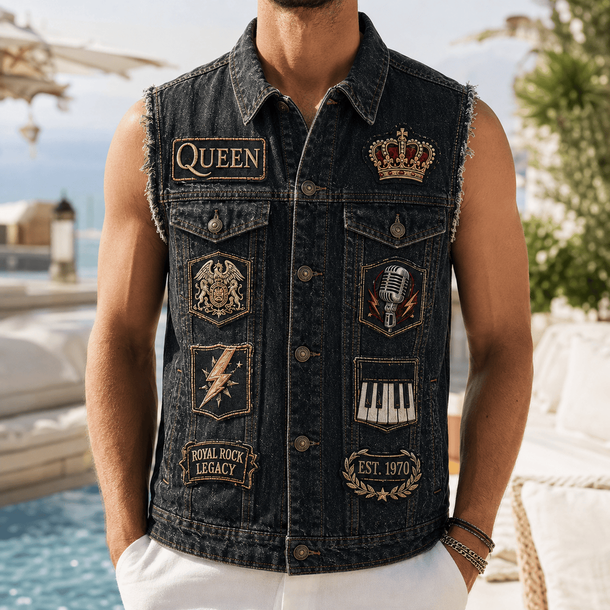 QNN PREMIUM DENIM VEST NTVA