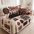 SLK Tufted Sofa Cover & Pillow Set NTKO